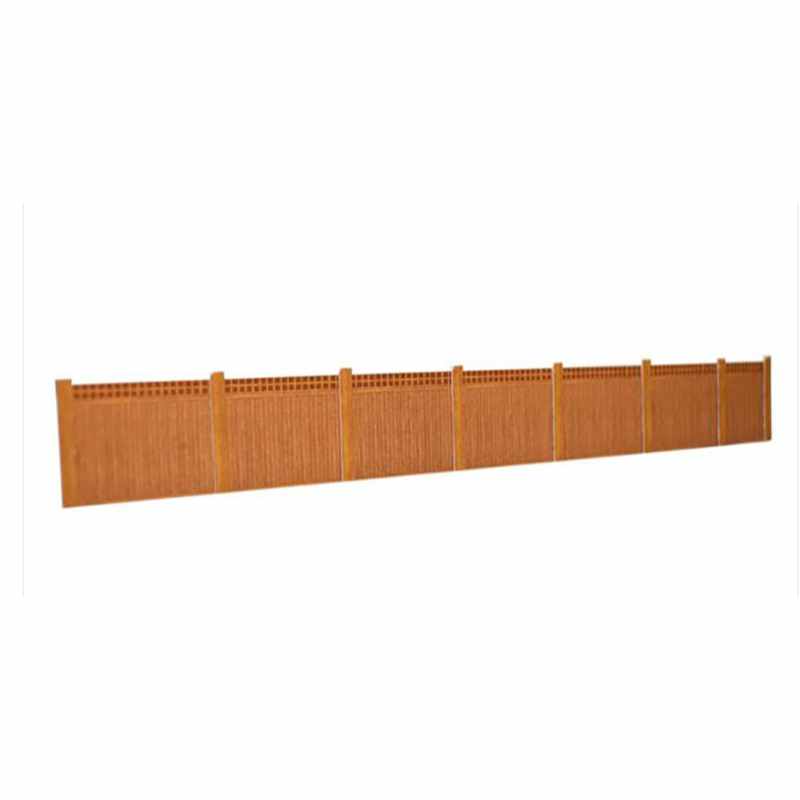 ATD Models OO Gauge Wooden Fencing Brown with Trellis Top Card Kit